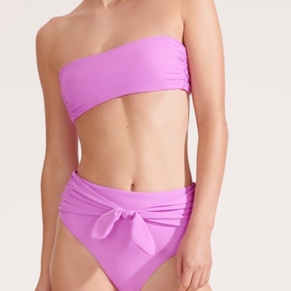 Veronica Beard Azoia Tie Waist Bikini Bottoms XL - Picture 13 of 13